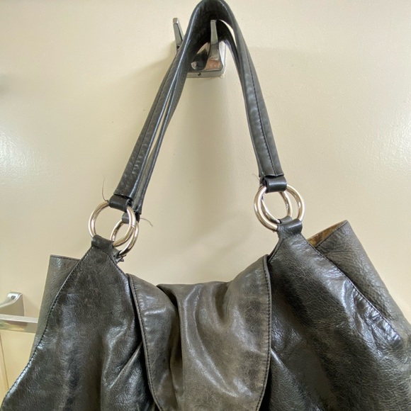 Hobo black leather bag - Picture 5 of 6